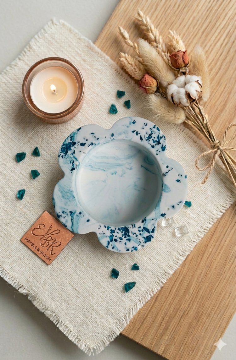 Papatya Tealight Mumluk - Tekli