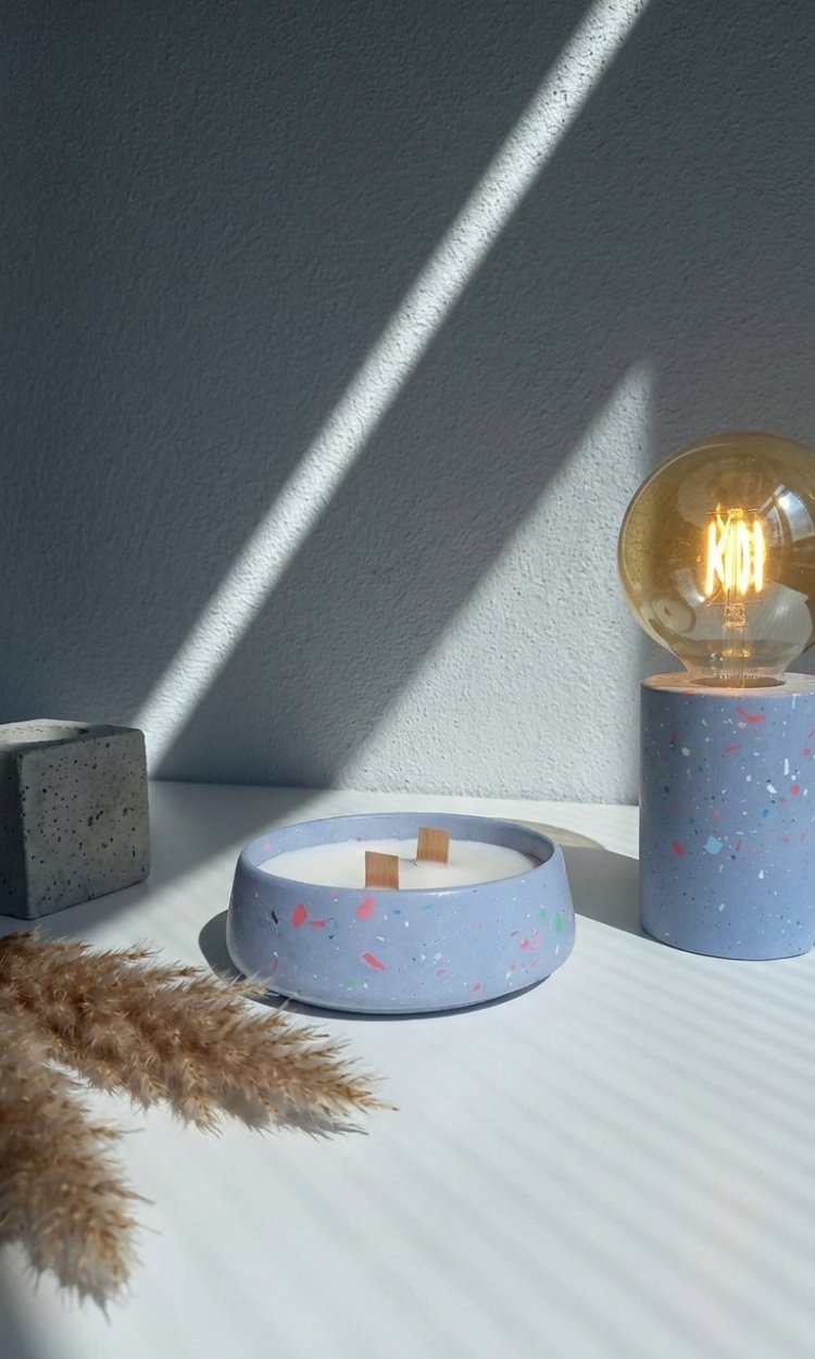 Lila Terrazzo Lamba 
