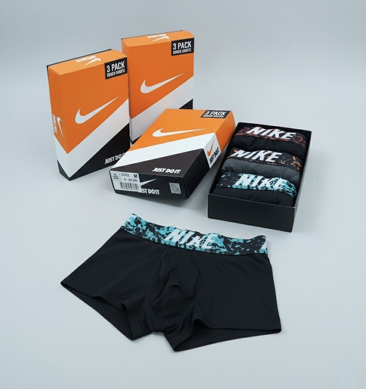 Nike Yeni Sezon Kutulu Boxer 3'lü 8469