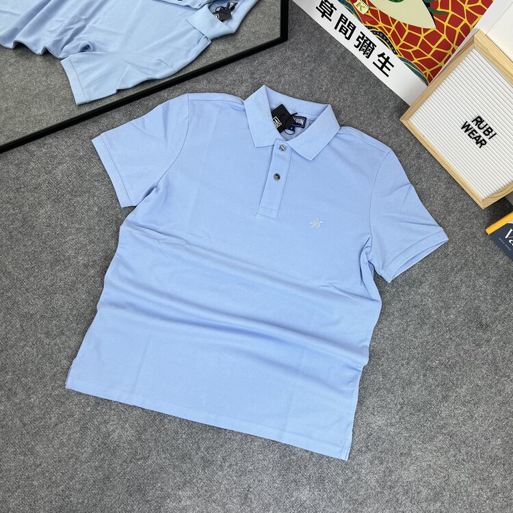 VBQ Polo Yaka T-Shirt Bebe Mavi 8341