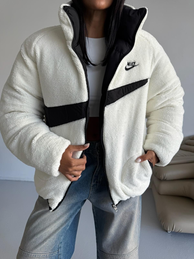 Nike Cross Çift Taraflı Şişme Mont Siyah 8470