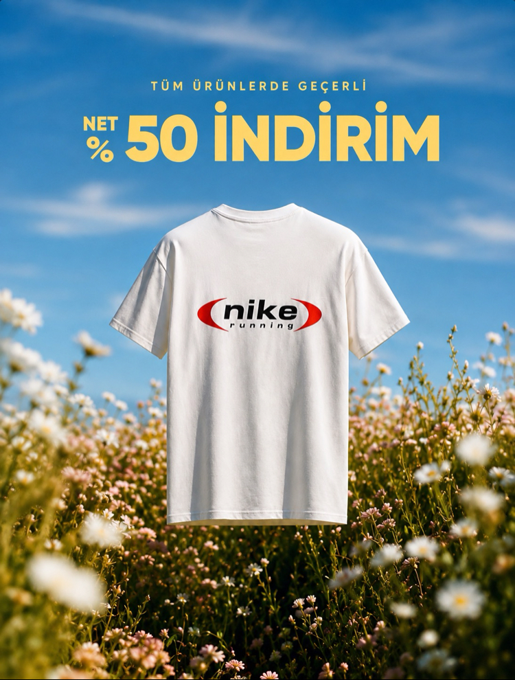 NSW Running T-Shirt Beyaz 8493