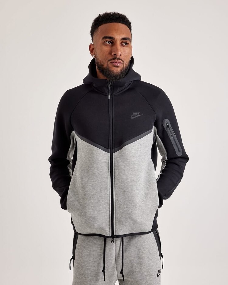 Nike 2025 Tech Fleece Premium Jacket Siyah&Gri 8386