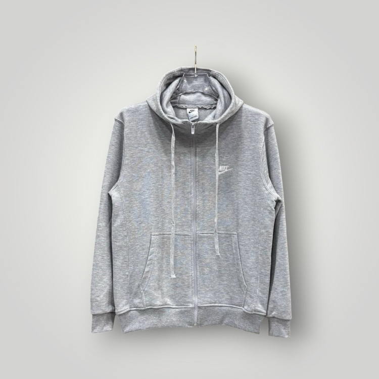 Nike Club Fleece Full-Zip Jacket Gri 2- 8379