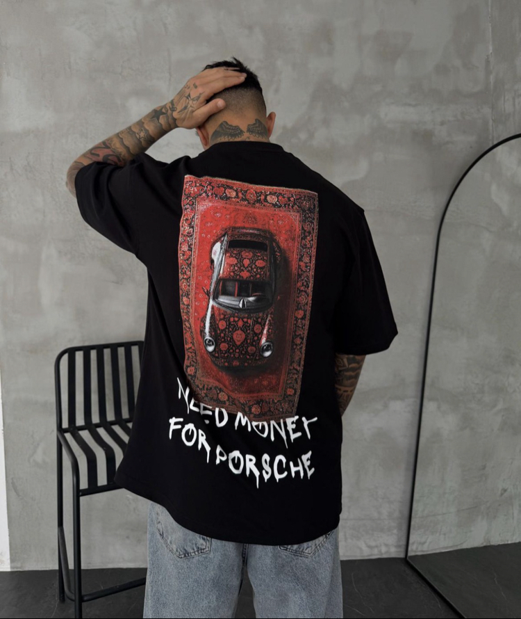 NEED Premium Oversize T-Shirt Siyah 8399