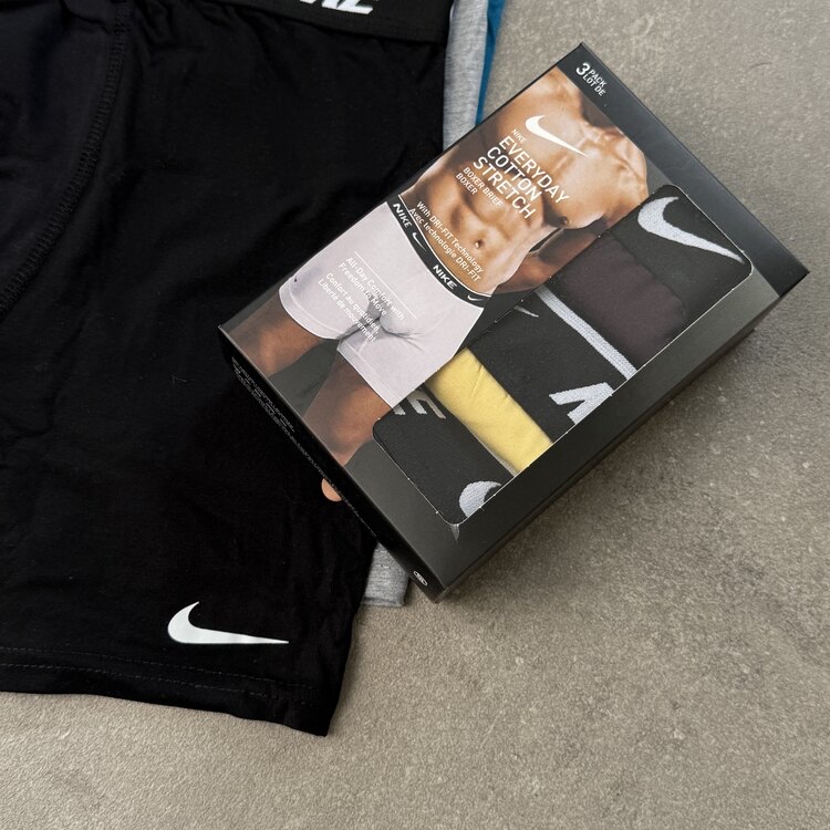 Nike Yeni Sezon Kutulu Boxer 3'lü 8421