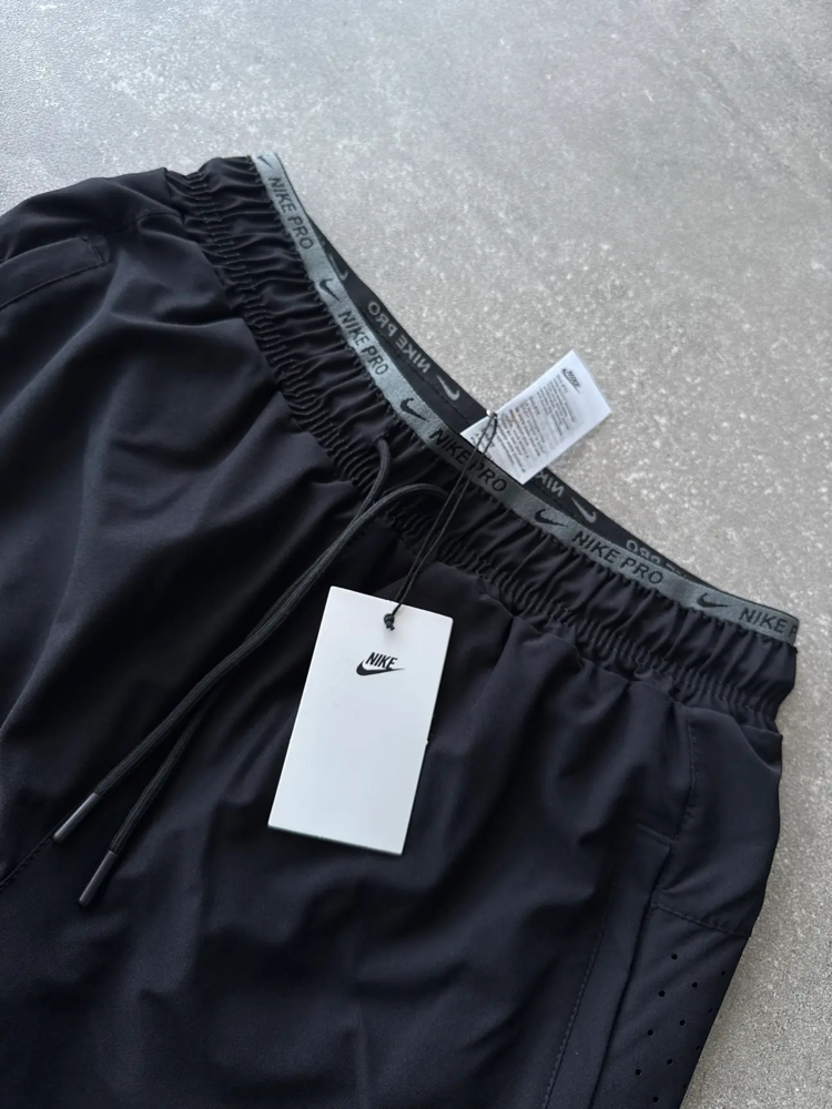 Nike Pro Taytlı Spor Şortu Siyah 8328S