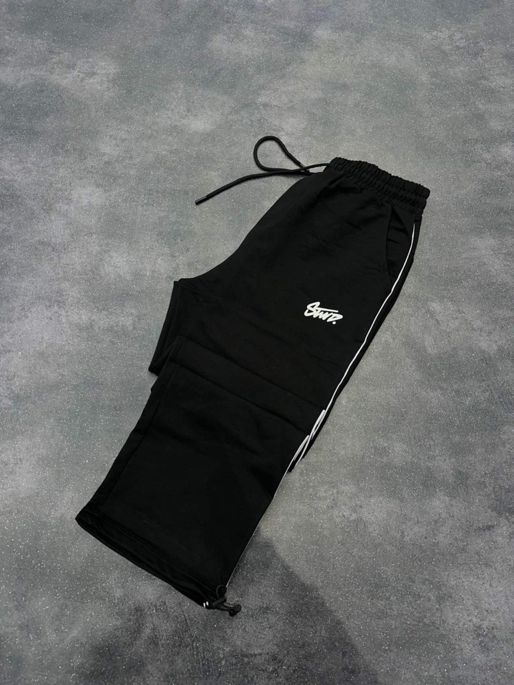 STWD Şeritli Baggy Alt Siyah 8399