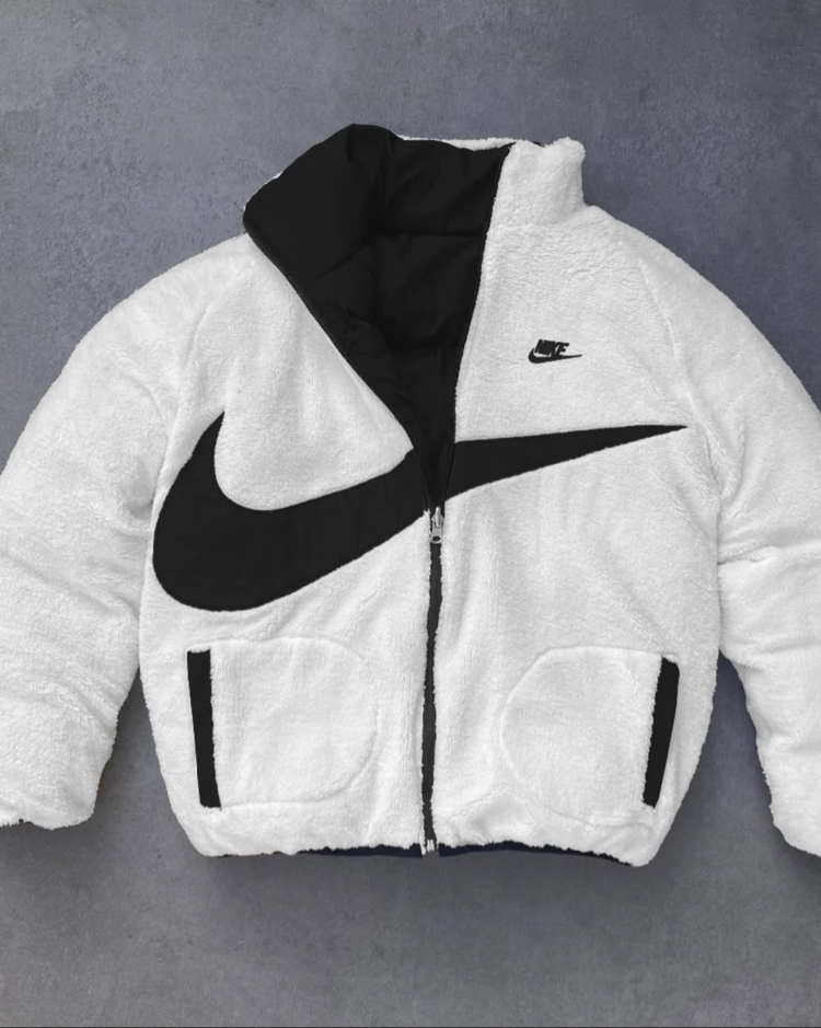 Nike Cross Çift Taraflı Şişme Mont Siyah 8470
