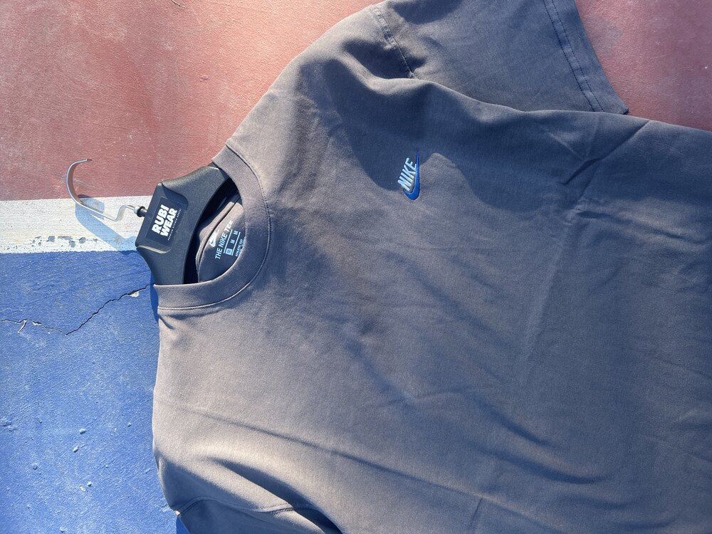 Nike Nakış Logo T-Shirt Füme 8401