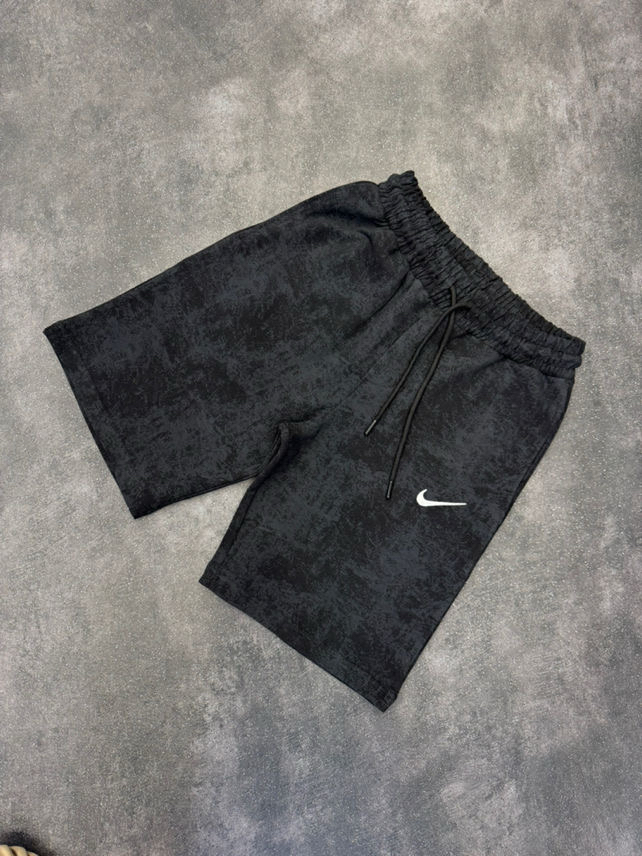 Nike Basic Desenli Şort Siyah 8490+