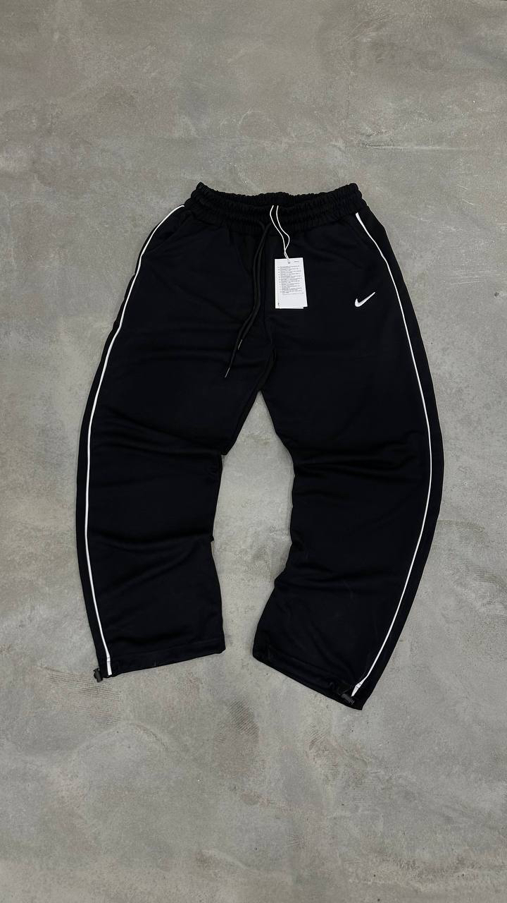 NSW Şeritli Baggy Alt Ayarlanabilir Paça Siyah 8399