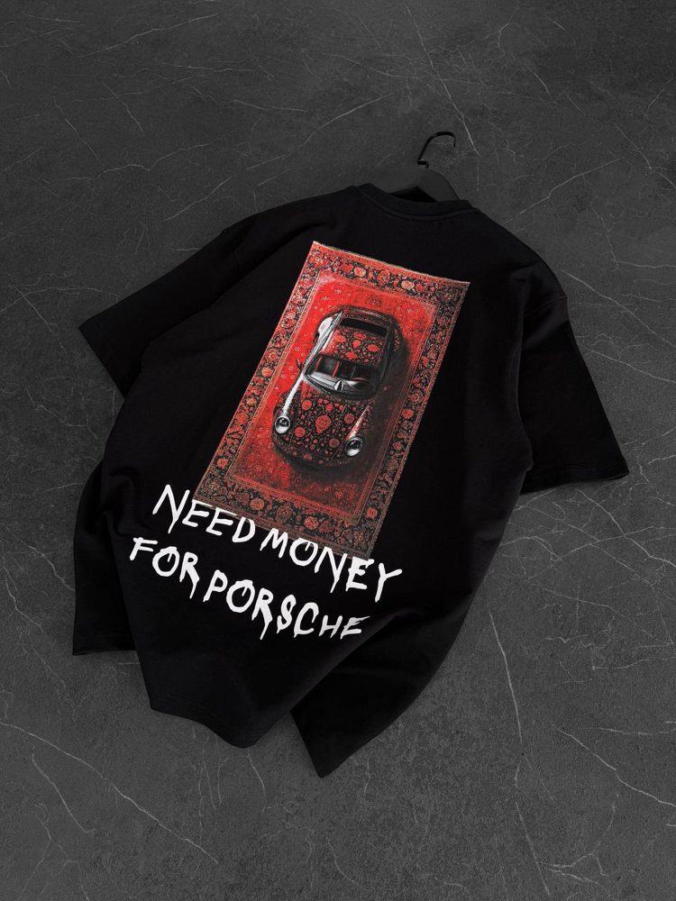 NEED Premium Oversize T-Shirt Siyah 8399