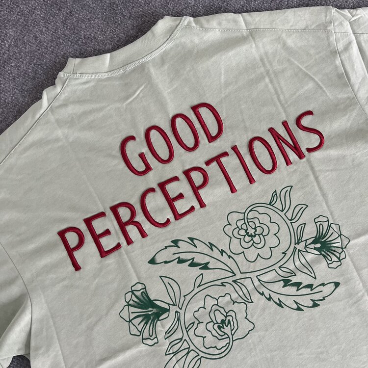 Premium Good Oversize T-Shirt Su Yeşili 8356