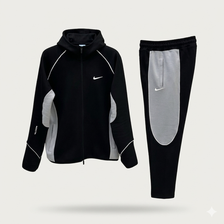 NSW 2026 NOCTA Tech Fleece TAKIM Siyah-Gri 8478