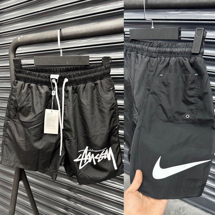 Nike x Stüssy Deniz Şortu Siyah 8413