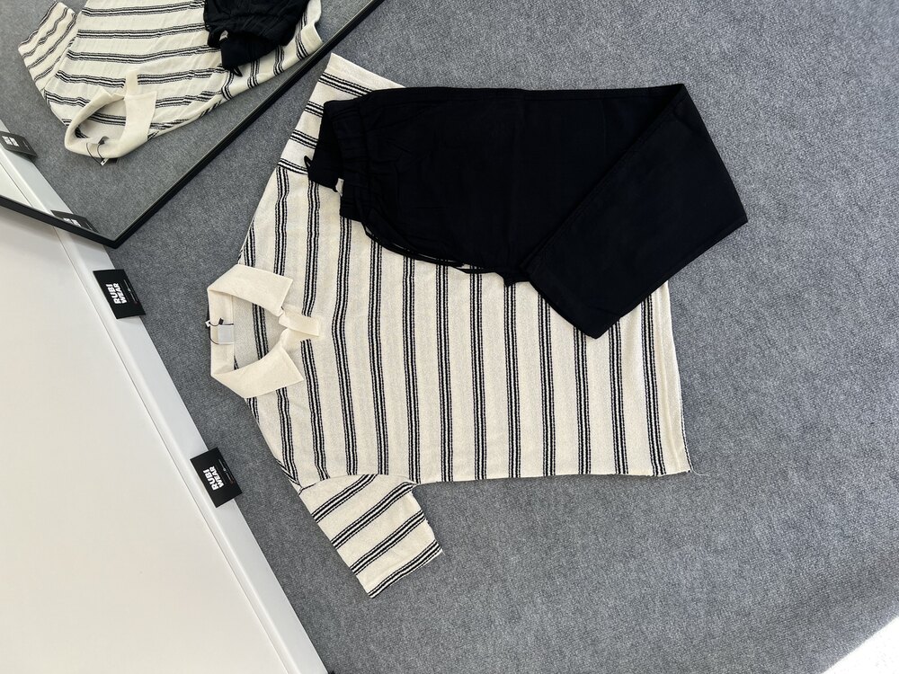 Premium Havuç Kesim Keten Pantolon Siyah 8352