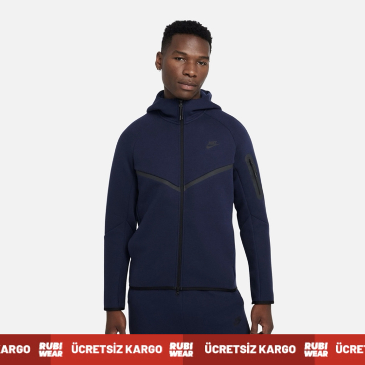 Nike 2025 Tech Fleece Hoodie Lacivert 8386