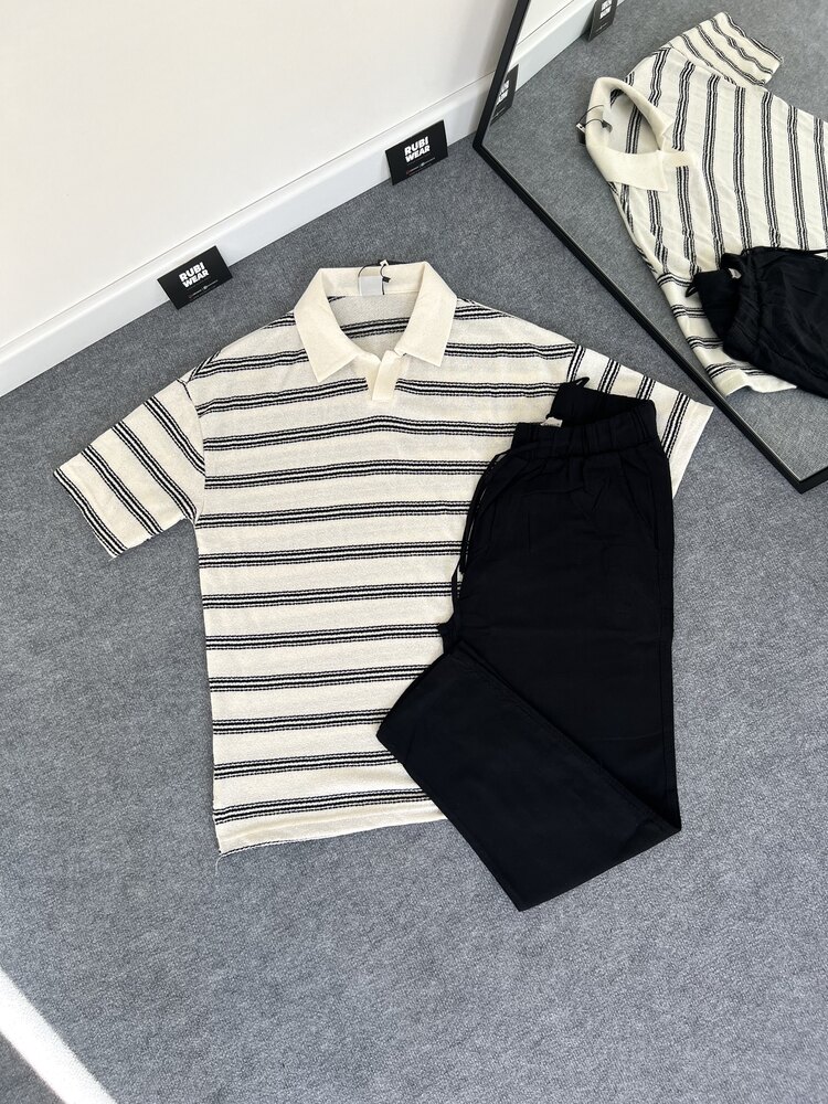 Premium Havuç Kesim Keten Pantolon Siyah 8352