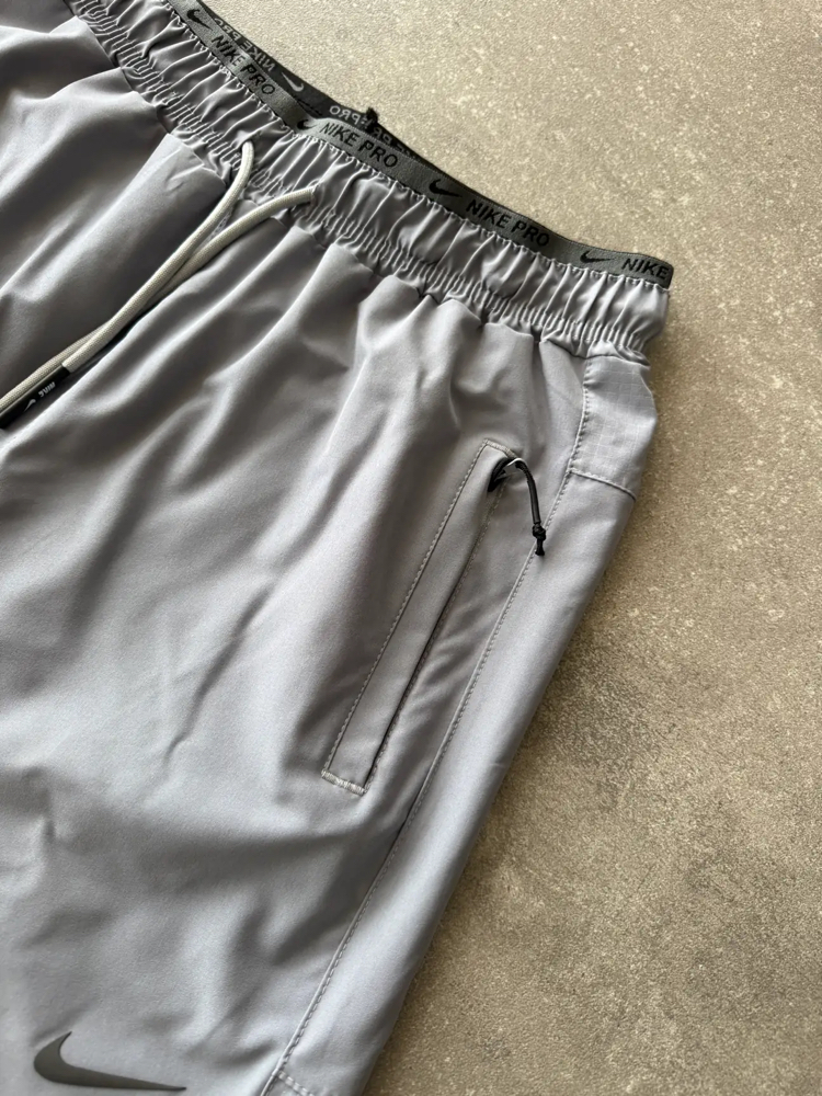 Nike Pro Spor Şortu Gri 8328