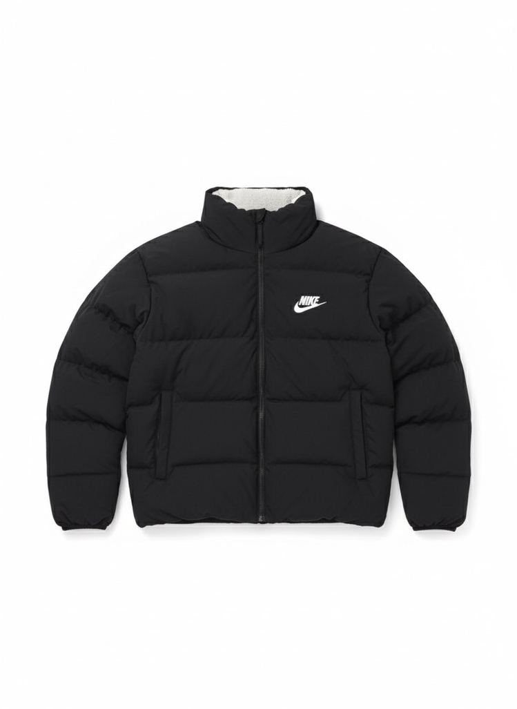 Nike Cross Çift Taraflı Şişme Mont Siyah 8470