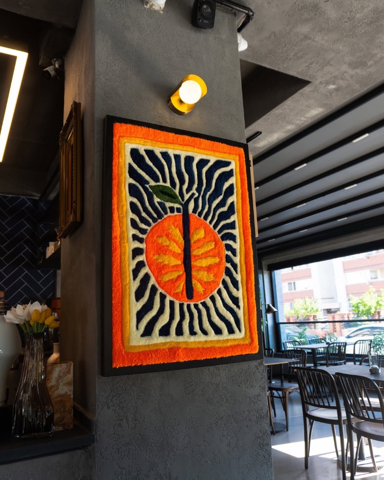 Tufted Rug - Trust the Tangerine Peel