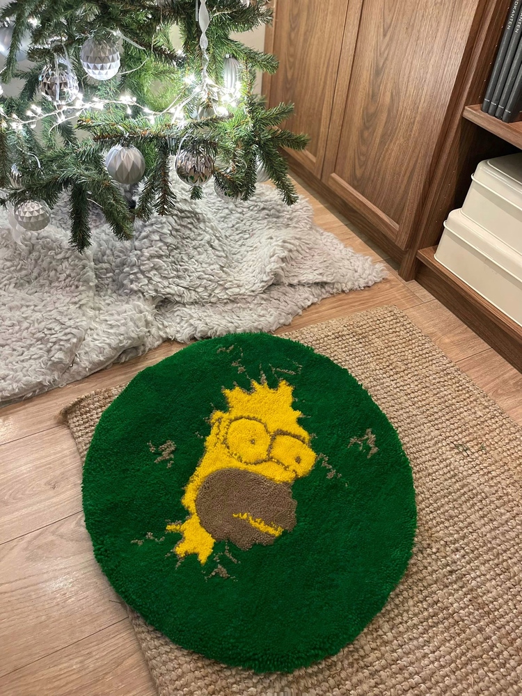 The Simpsons Custom Rug