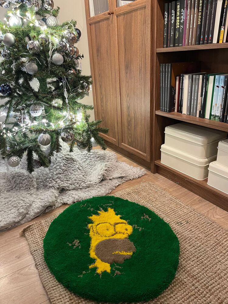 The Simpsons Custom Rug