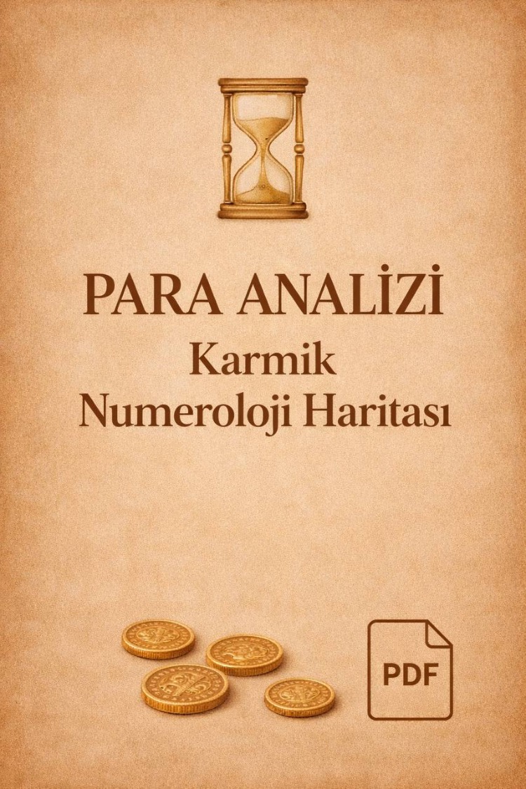 3.PARA ANALİZİ.Karmik Numeroloji Haritası