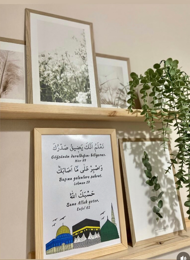 3 Mescitli 3 Ayetli İslami Hobi Kiti