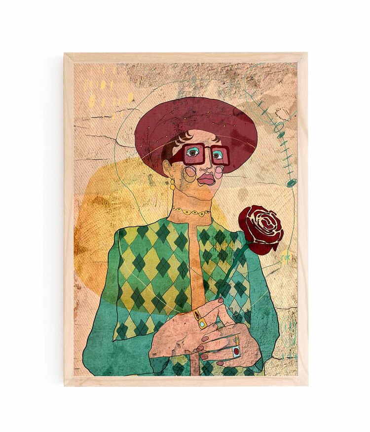 Rosey Fine Art Dijital Baskı İllüstrasyon