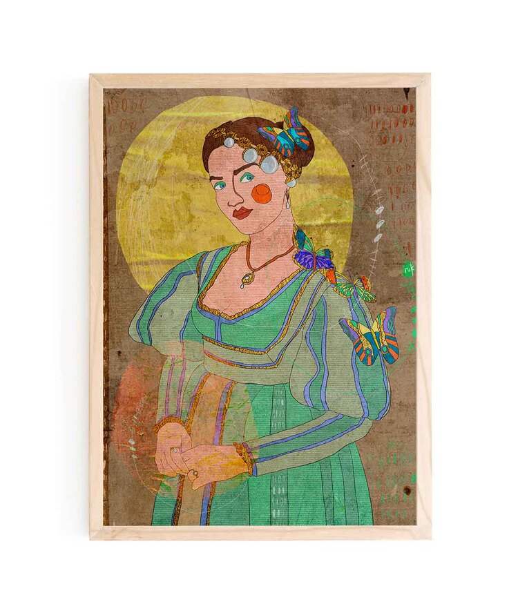 Nina Dijital Fine Art Dijital Baskı İllüstrasyon
