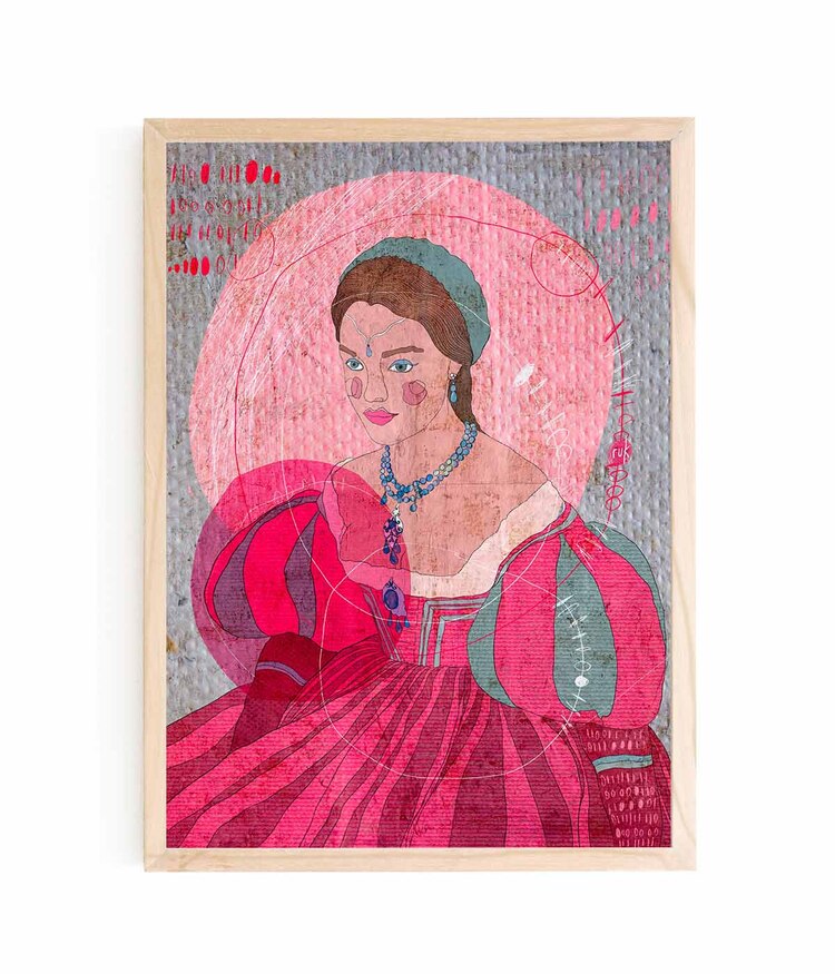 Vikontes Fine Art Dijital Baskı İllüstrasyon