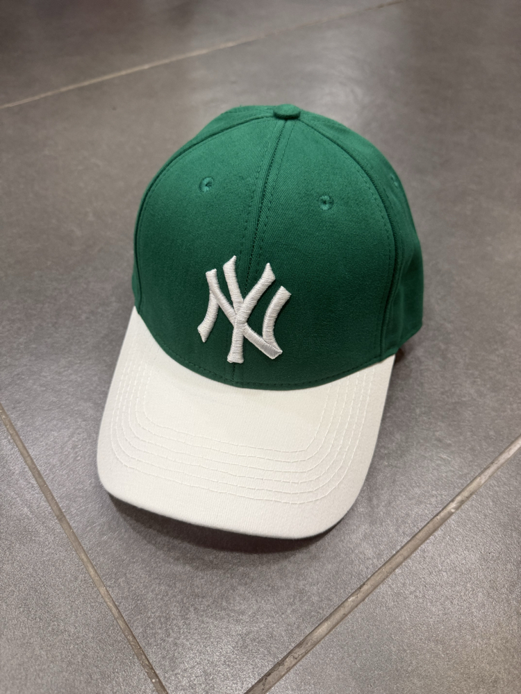 NY LOGO ŞAPKA YEŞİL/BEYAZ