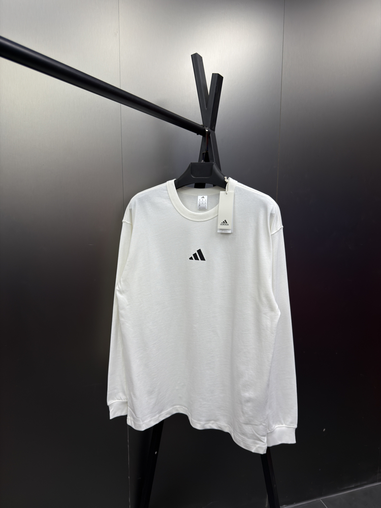 Adidas ‘LOGO’ Oversize Uzun Kollu T-Shirt Beyaz ADS-822