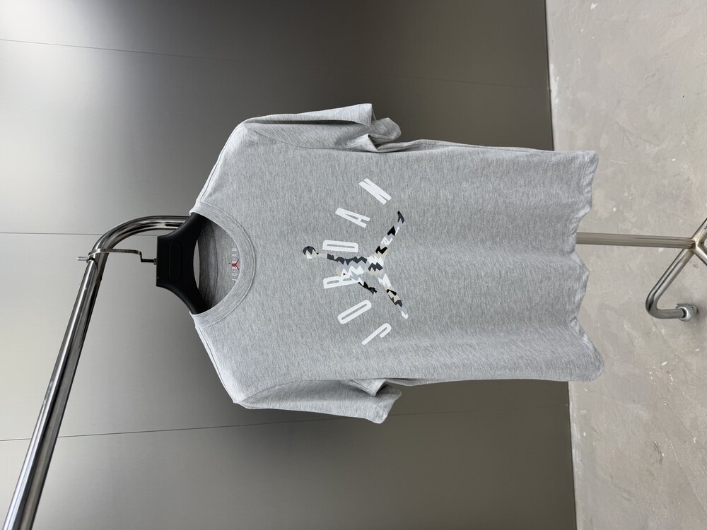 Air Jordan ‘GRAPHIC’ T-Shirt Gri Melanj J-1013