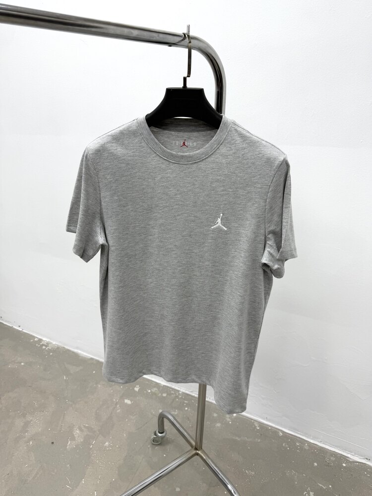 Air Jordan ‘LOGO’ T-Shirt Gri Melanj J-1011