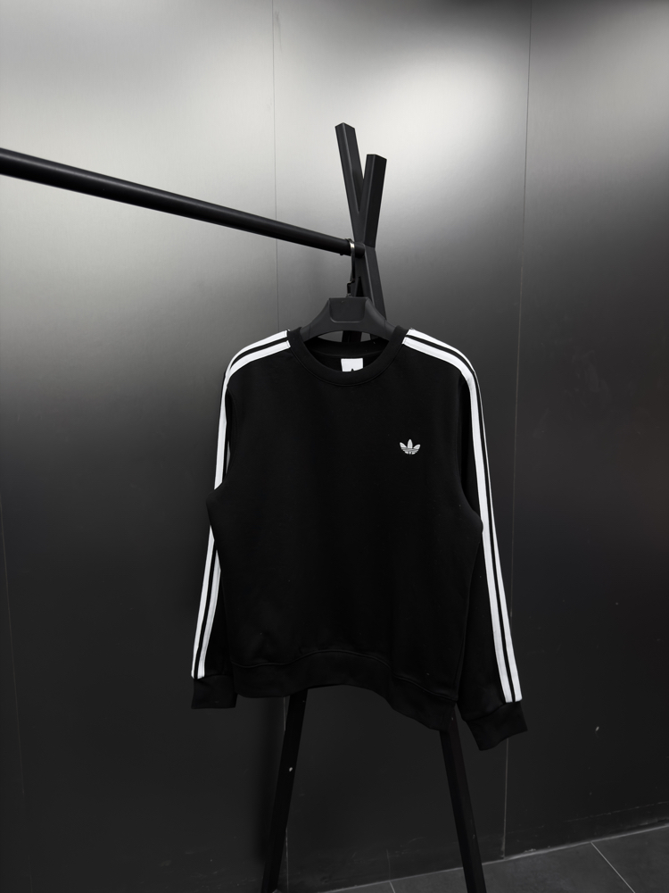 Adidas 3-Stripes Sweatshirt Siyah ADS-114