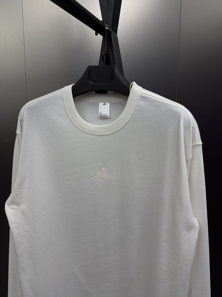 Adidas ‘LOGO’ Oversize Uzun Kollu T-Shirt Beyaz ADS-821