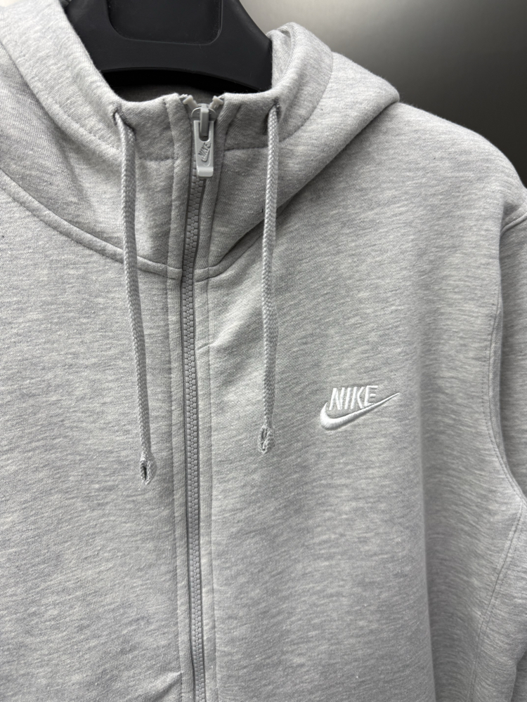 Nike Sportswear Club Fleece Hırka Gri NK-400