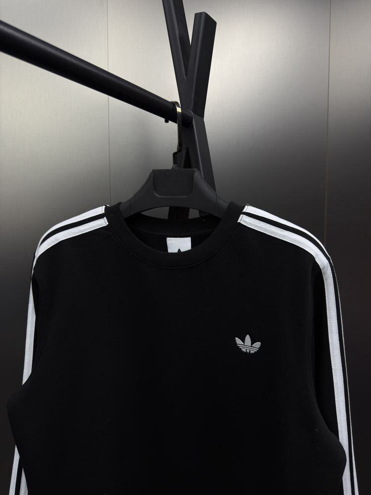 Adidas 3-Stripes Sweatshirt Siyah ADS-114