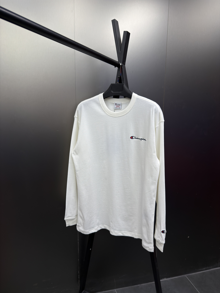 Champion ‘LOGO’ Oversize Uzun Kollu T-Shirt Beyaz CHP-817