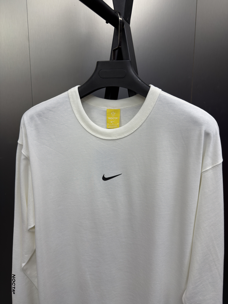 Nike ‘NOCTA’ Oversize Uzun Kollu T-Shirt Beyaz NK-820