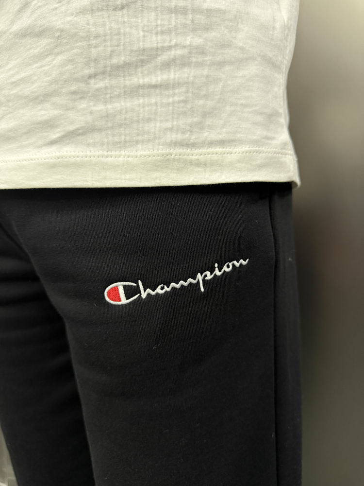 Champion ‘LOGO’ Bol Paça Jogger Siyah CHP-699
