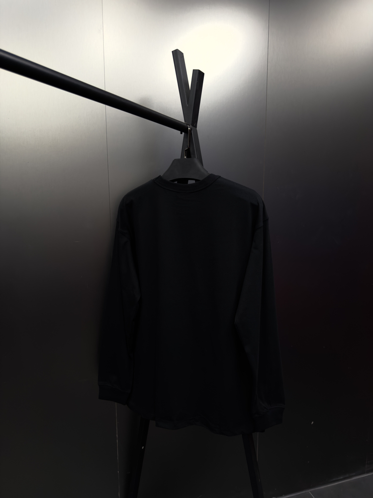 Adidas ‘LOGO’ Oversize Uzun Kollu T-Shirt Siyah ADS-821