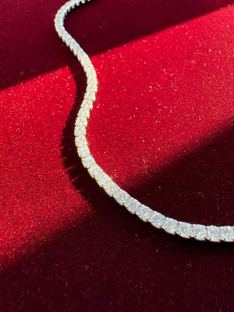 3mm Rhodium Su Yolu Kolye