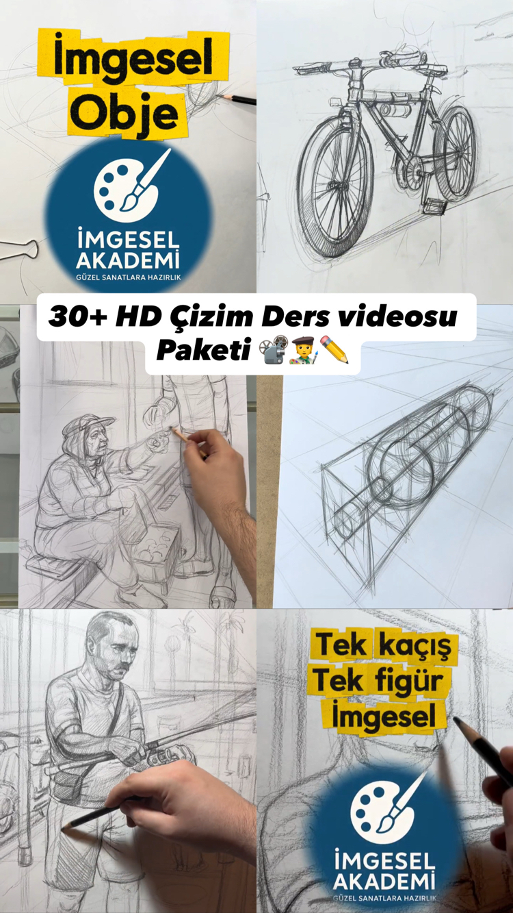 İMGESEL AKADEMİ 04 — Temel Çizim Programı