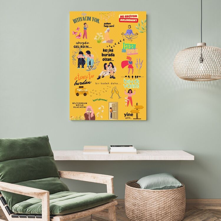 Kadın Ruhu - Motivasyon Poster Dijital Duvar Kağıdı