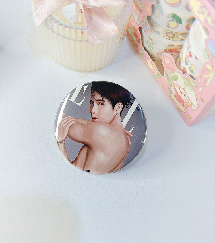Jackson Wang Metal Buton Rozet GOT7