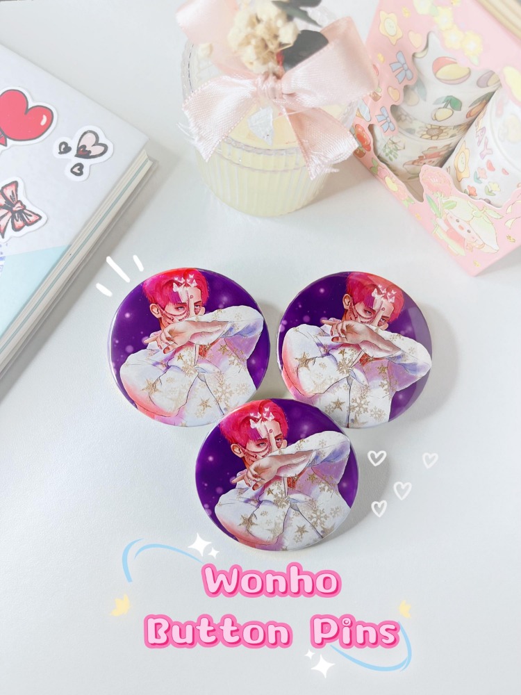 Wonho [MONSTAX] Metal Buton Rozet